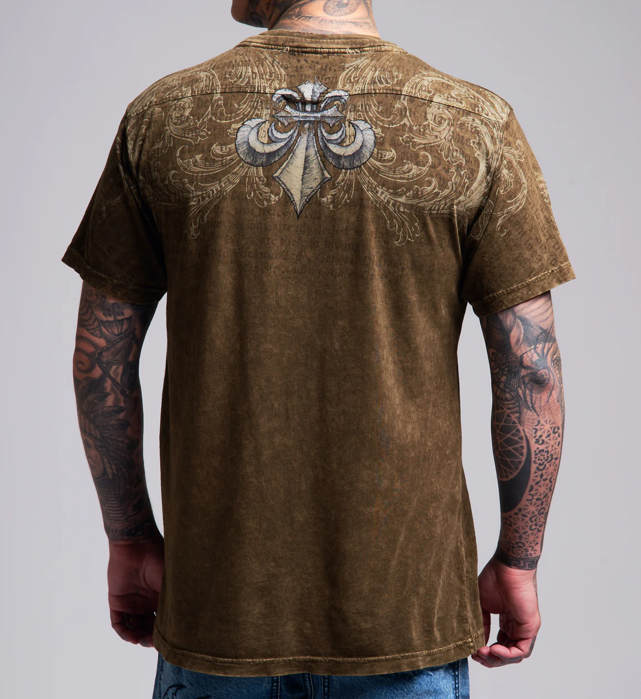 Collapse V Neck Tee - Image 2