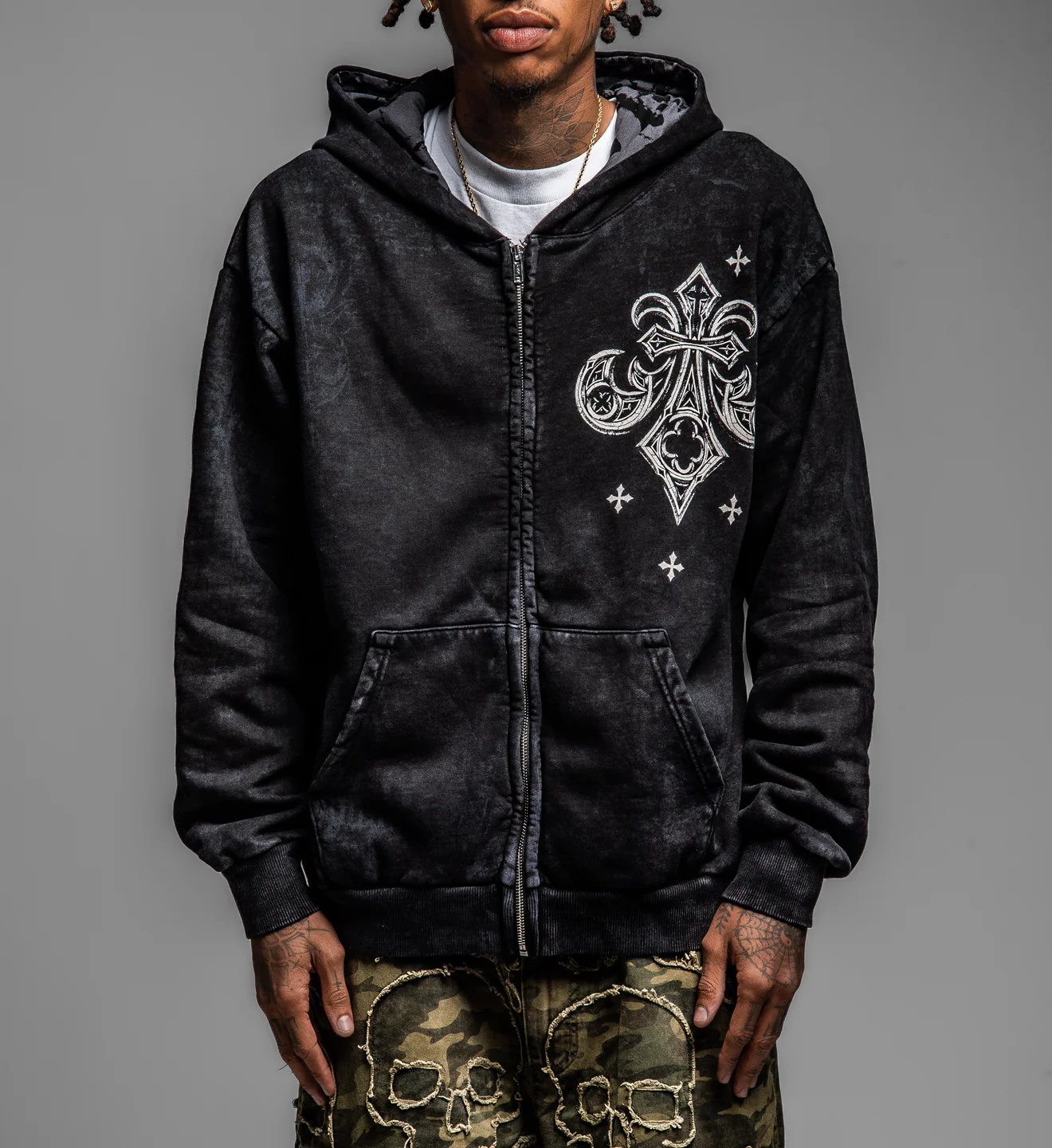 Courage LS Zip Hood