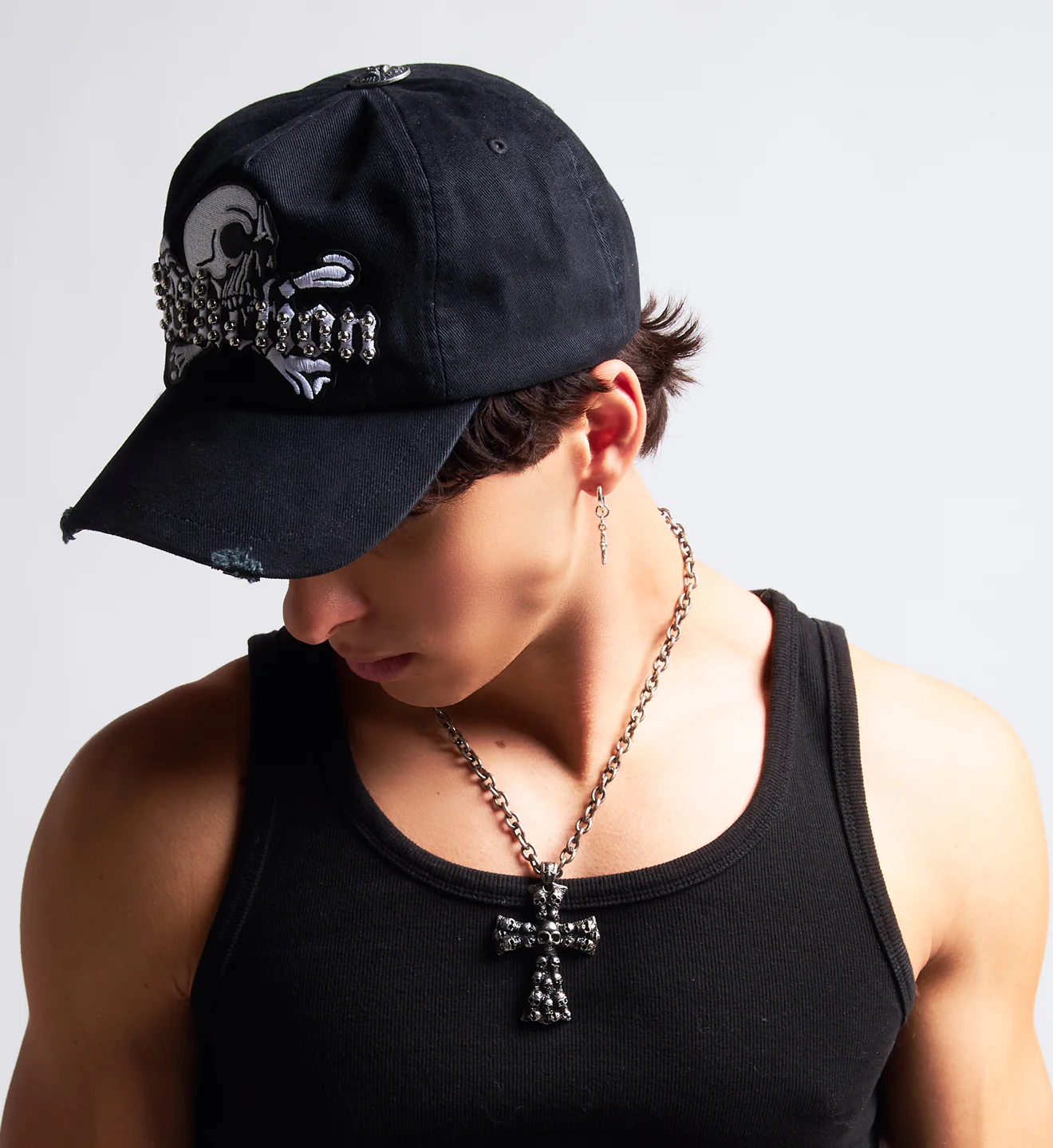 Cross Bones Snapback Hat - Image 7