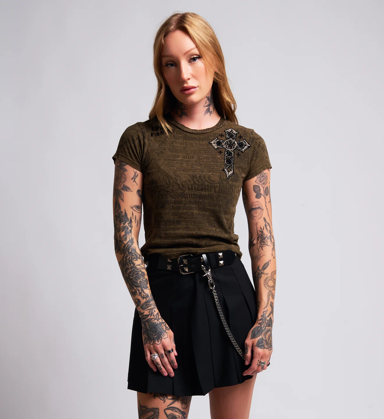 Crossed Baby Tee - Image 6