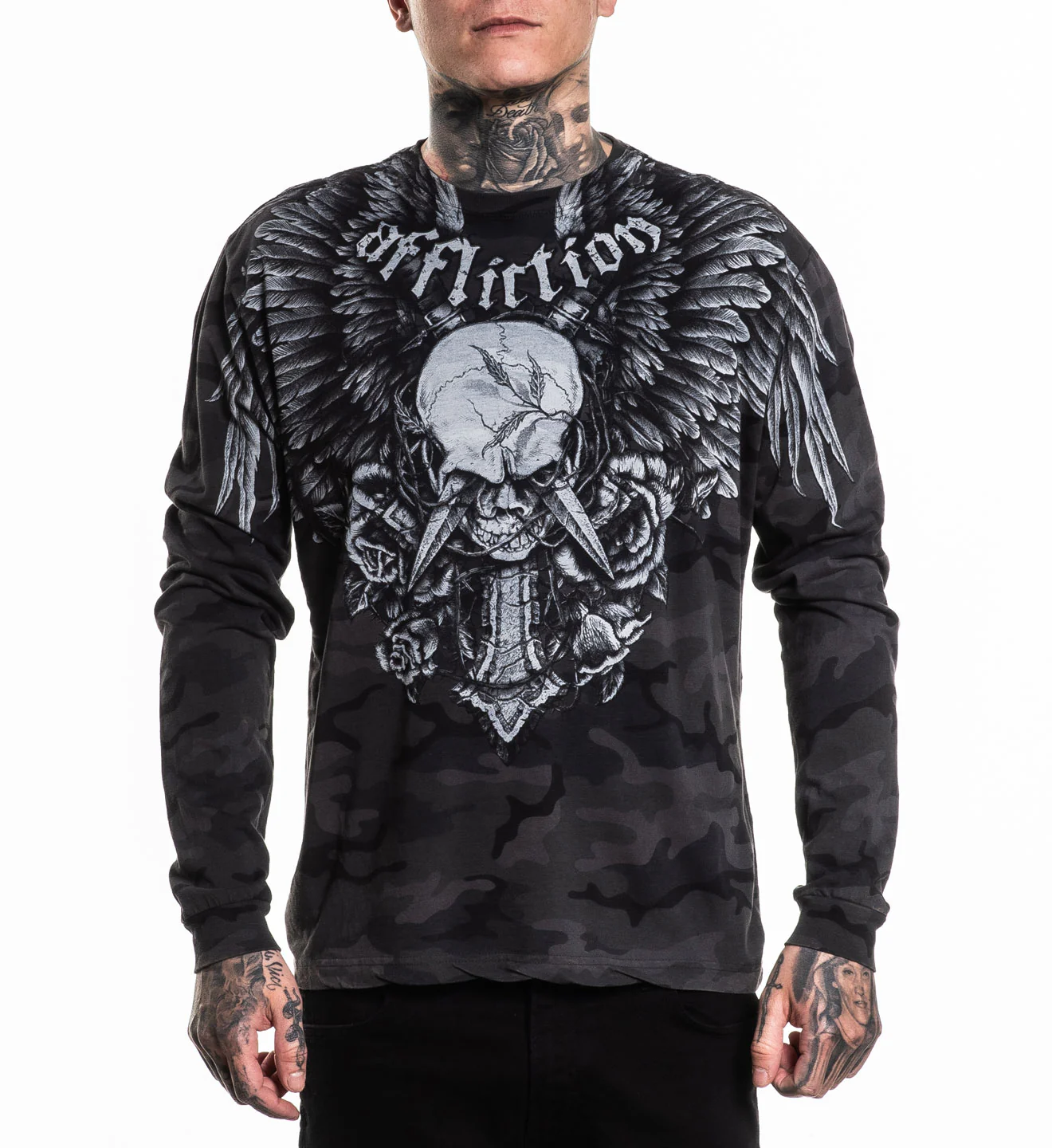 Crossed Over LS Tee