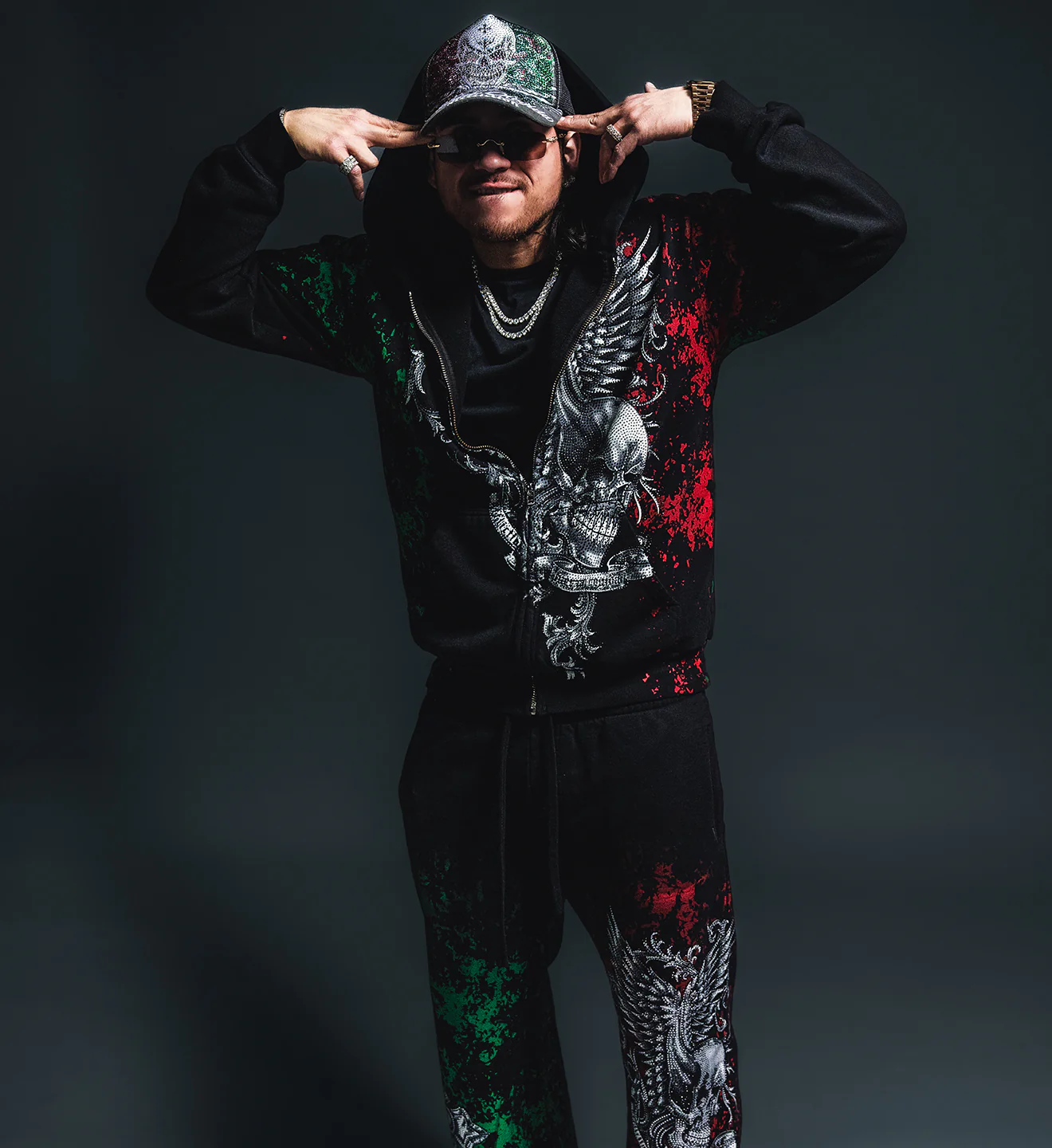 Fuerza Regida Crazyz Zip Hood - Image 4