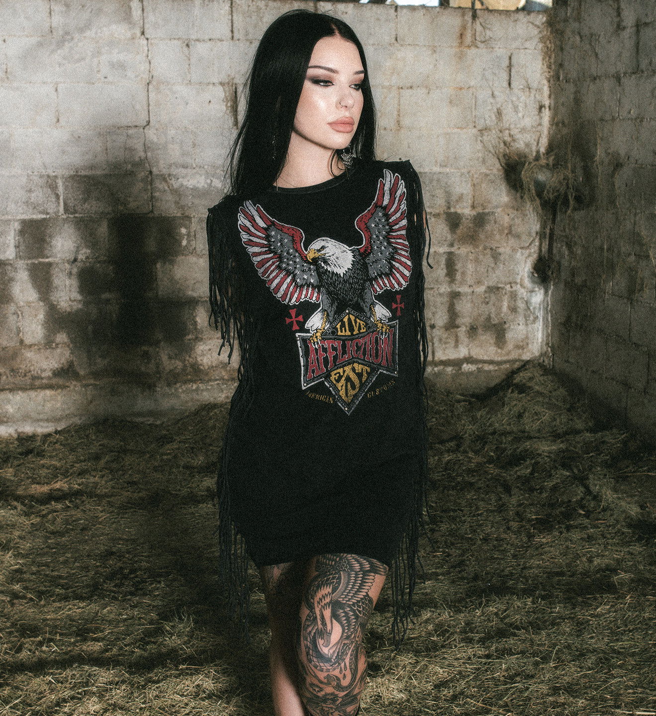 Twin Turbo Fringe Dress