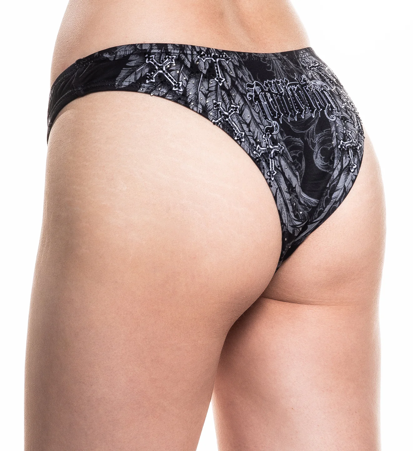 Whispering Thoughts High Leg Bikini Bottom