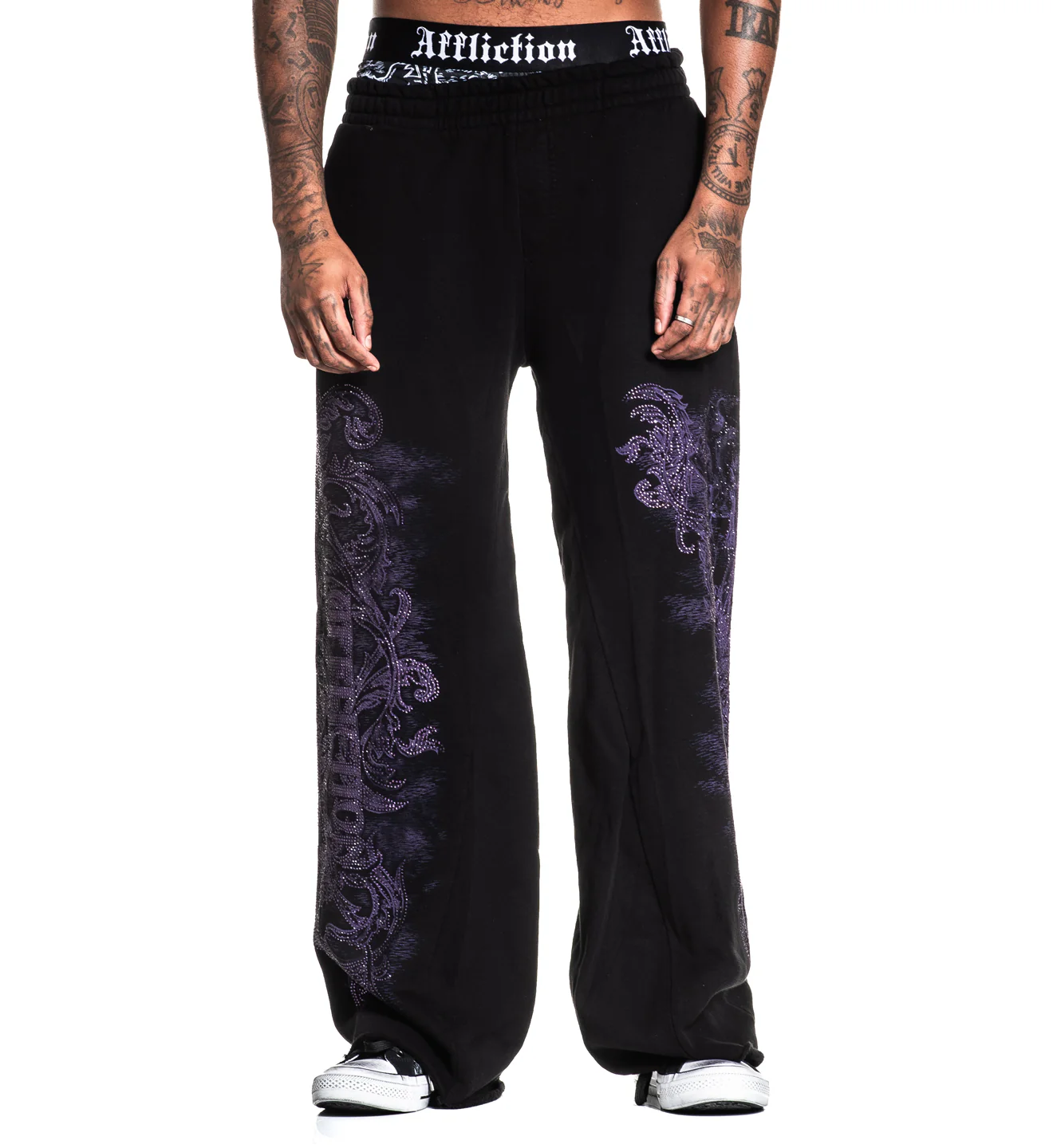 Winged Up Wide Leg Pant